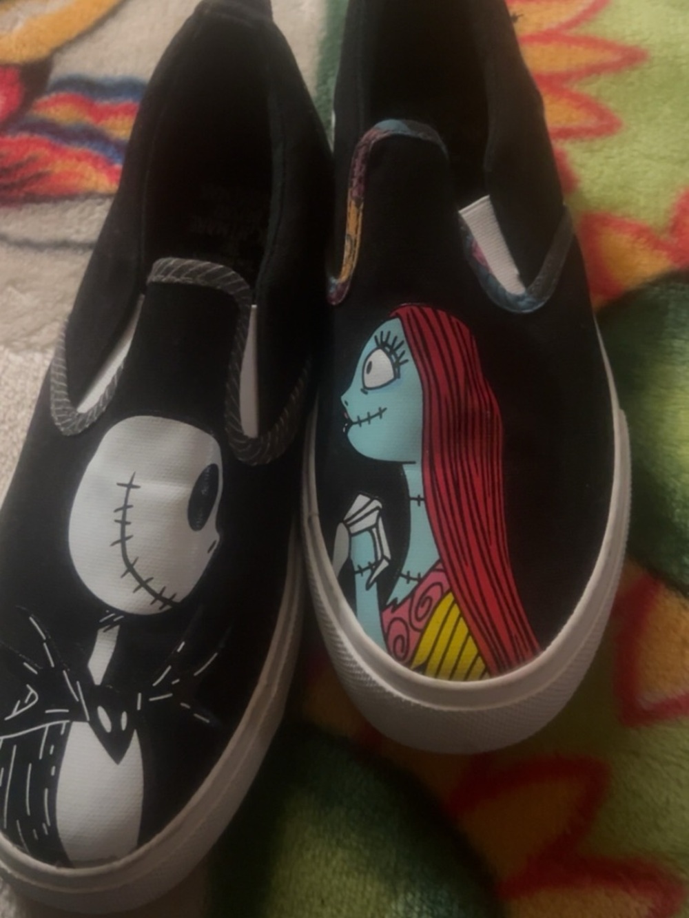 Nightmare before Xmas slip on shoes
